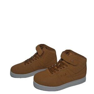 NIB FILA Vulc 13 Ares Distress Wheat/Beige Faux Suede Kid's casual Size 5 Shoe